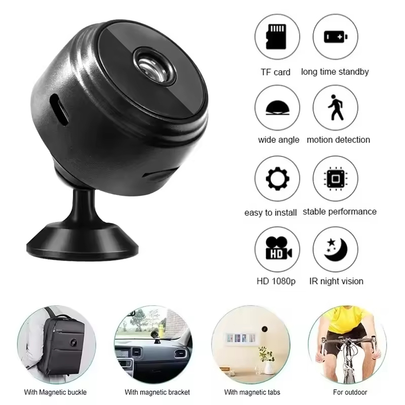Home Security Monitoring System - Telecamera di Sicurezza A9 Mini WiFi