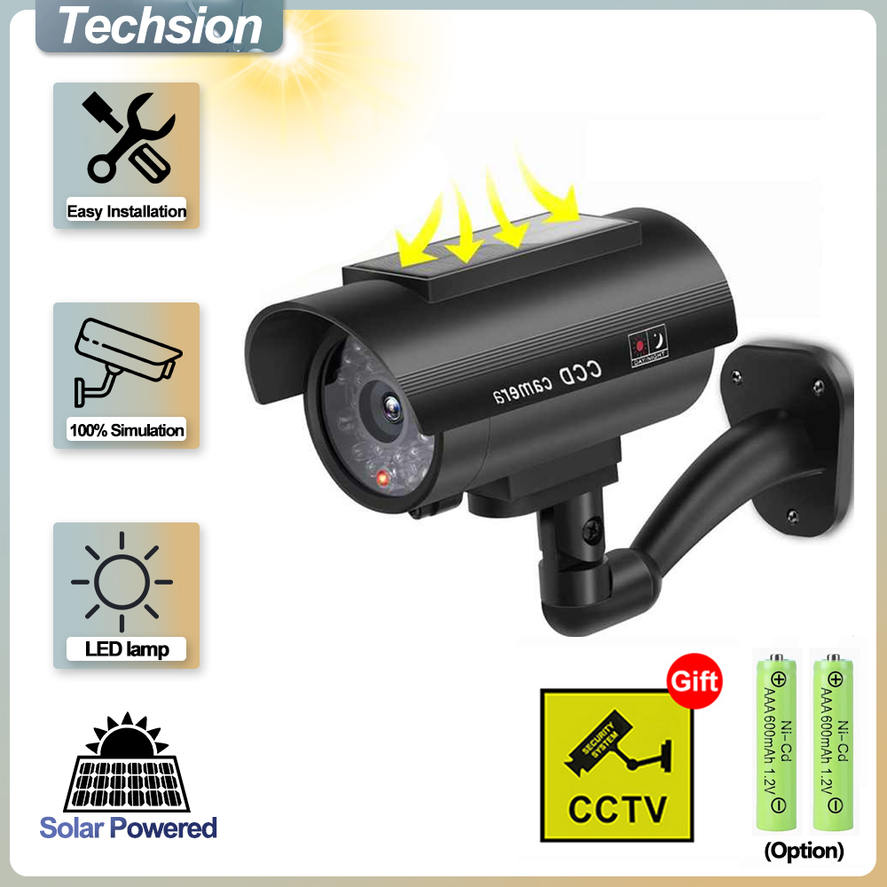 Home Security Lights - Telecamera di sorveglianza fittizia del pannello