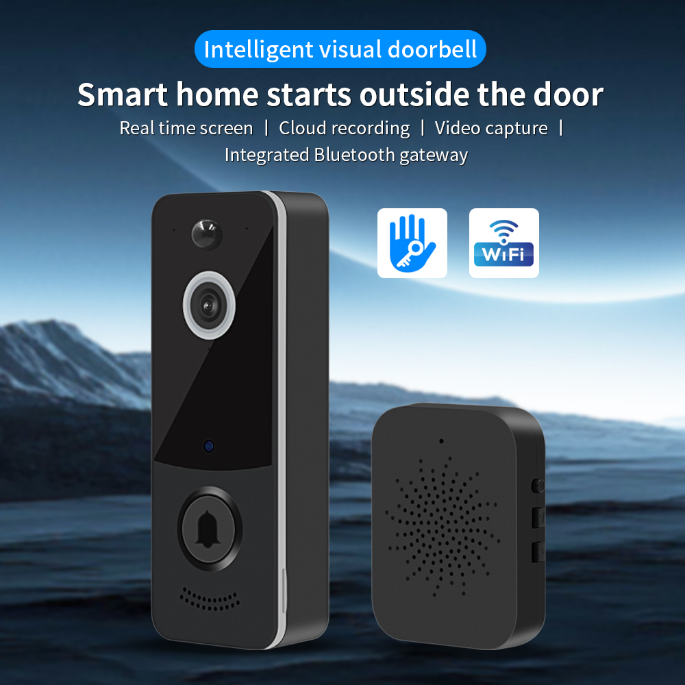 Home Security Monitoring System - Videocitofono WIFI 1080P App TTLOCK Campanello