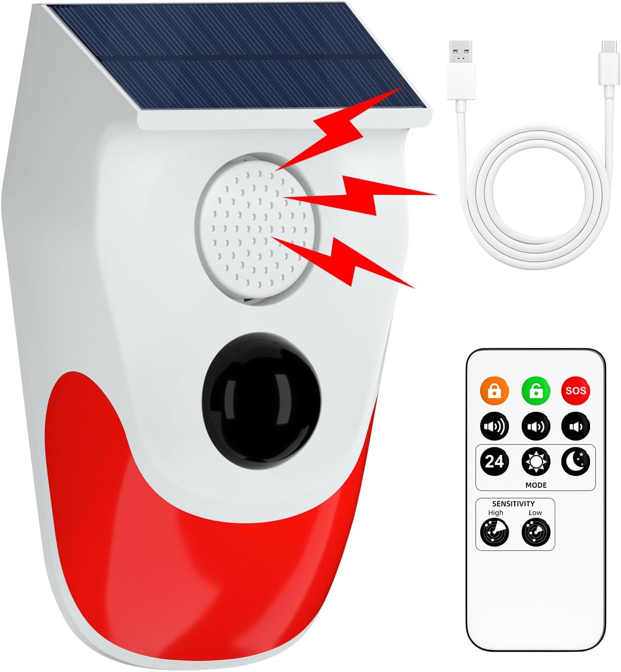 Home Security Lights - Allarme esterno con sensore di movimento