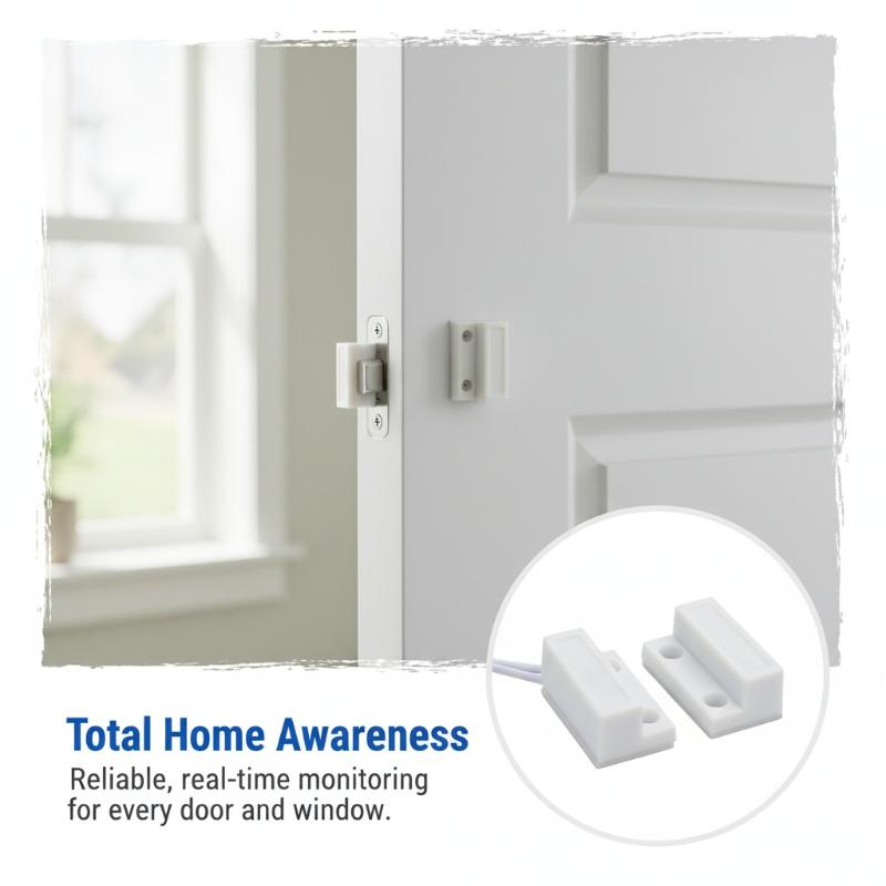 Home Security Yard Sensors - Sensore Magnetico Cablato per Porte e