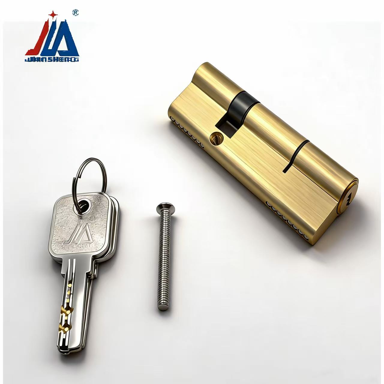 Home Security Doors - Cilindro Serratura Porta in Ottone Massiccio