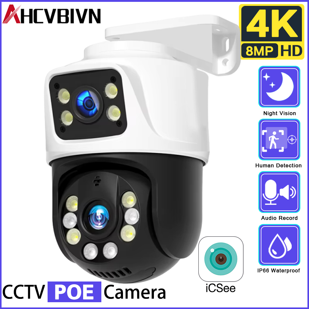 Home Yard Security Cameras - Telecamera di sicurezza PTZ POE da