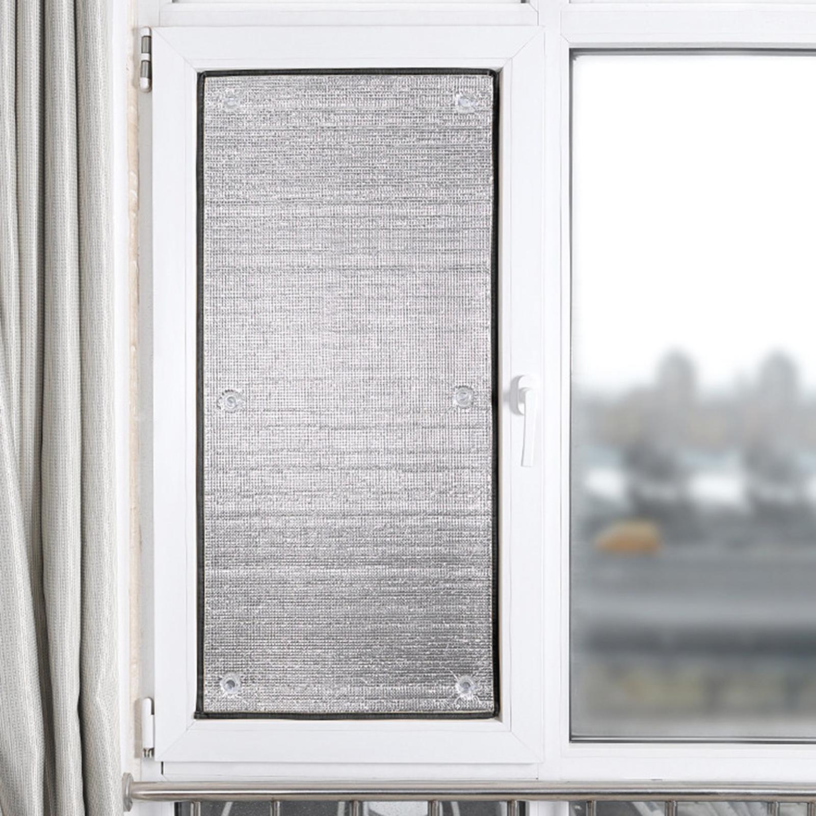 Home Security For Windows - Pellicola per Finestre Anti-UV Riutilizzabile, Oscurante