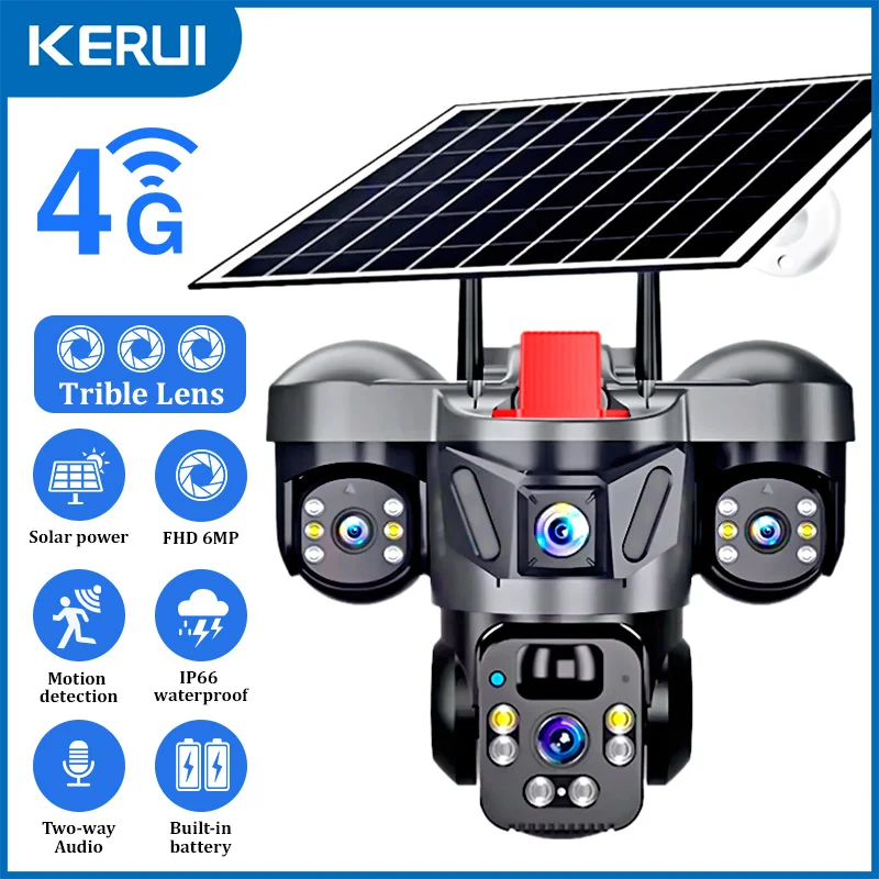 Home Security No Wifi Needed - KERUI V380 Pro PTZ Esterna 6MP