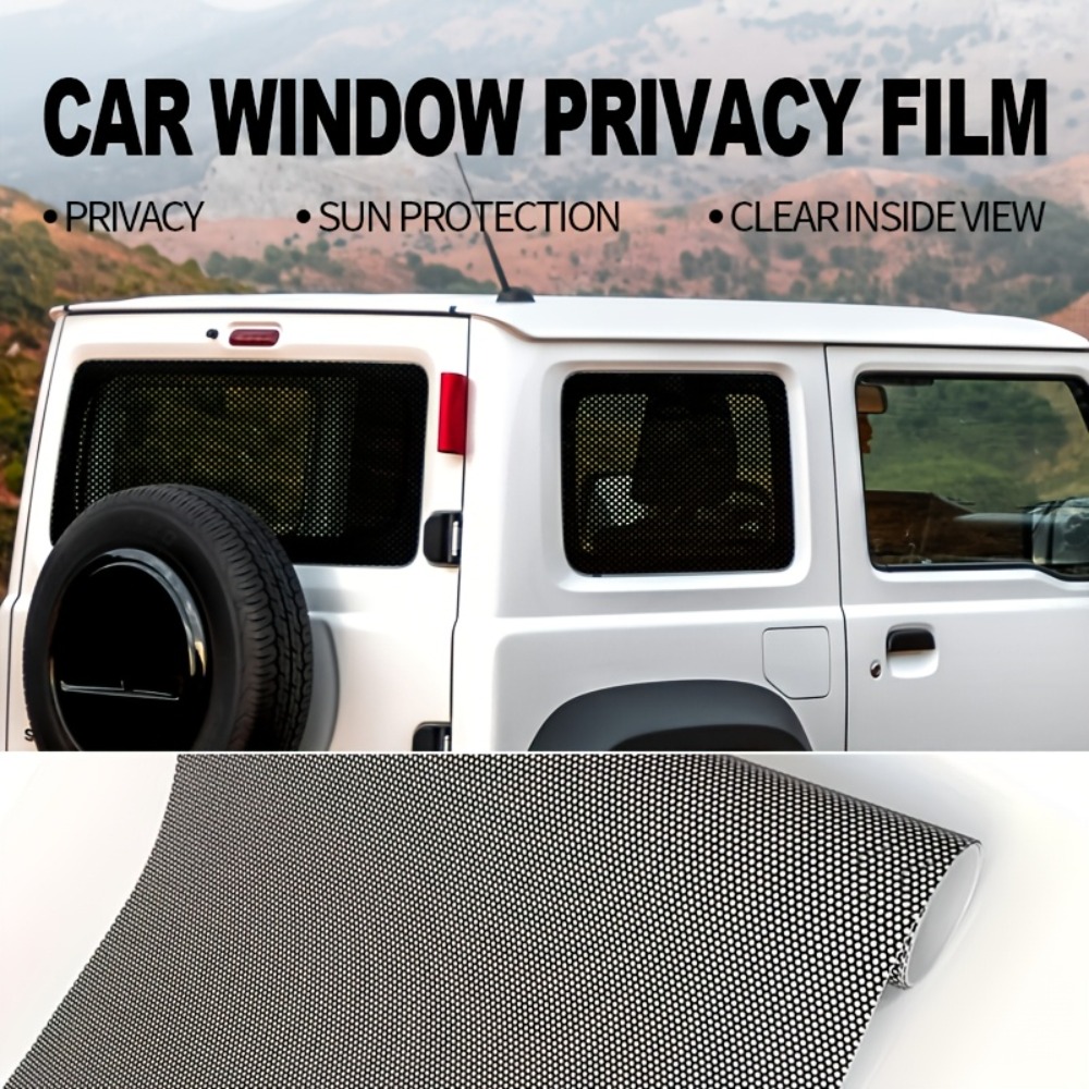 Home Security For Windows - 1 Rotolo di Pellicola Vinilica Nera