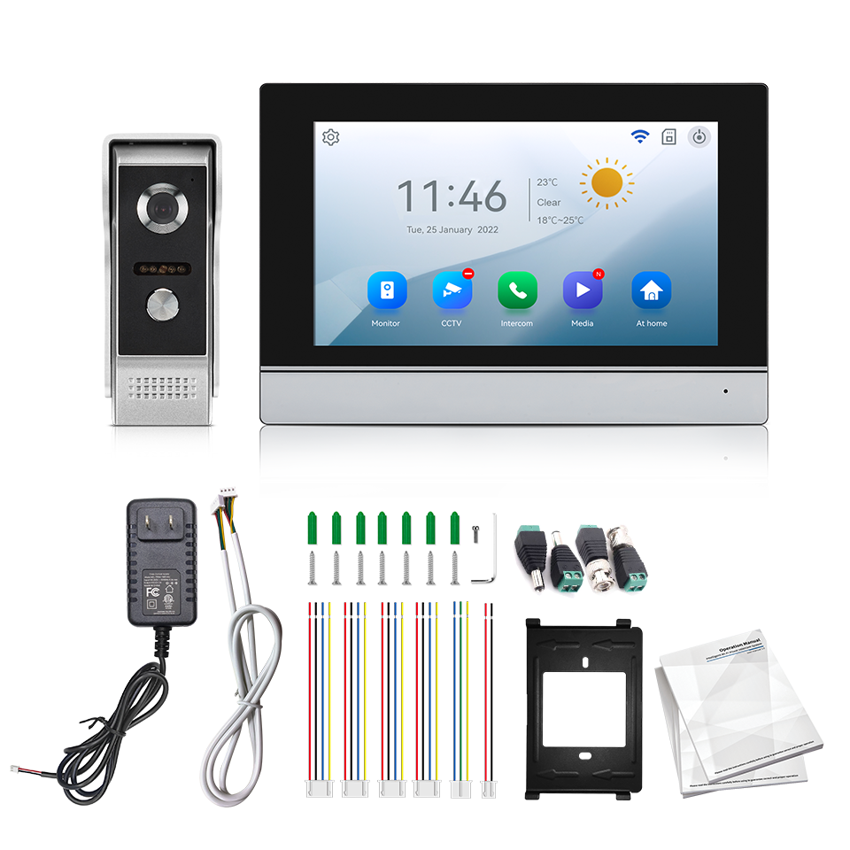 Home Security No Wifi Needed - Schermo IPS da 7 pollici 2MP