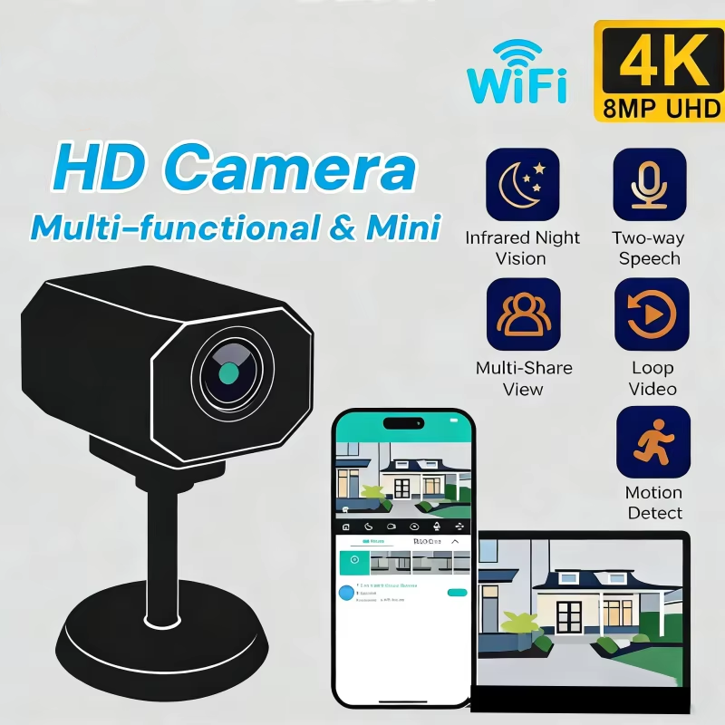Home Security No Wifi Needed - Telecamera di sicurezza WiFi 4K HD