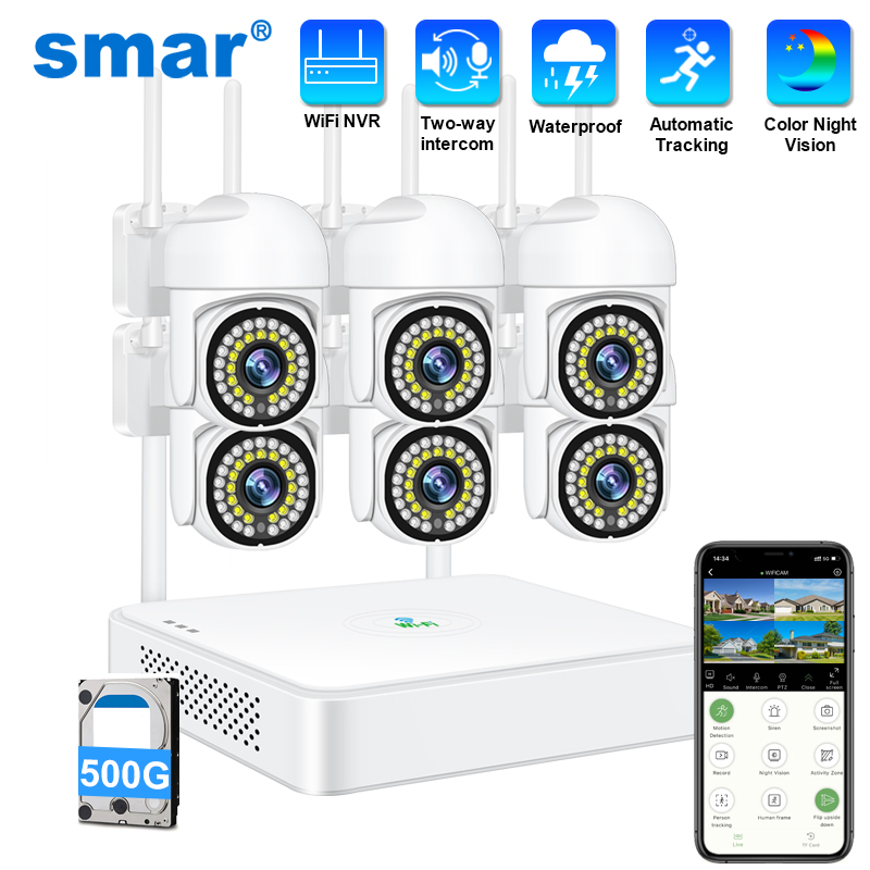 Home Security Monitoring System - Sistema di Telecamere di Sicurezza Wireless