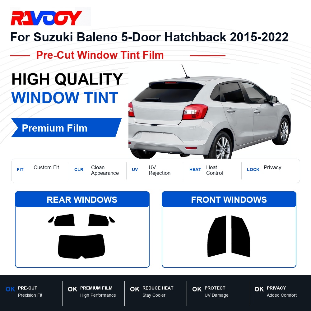 Home Security For Windows - Pellicola Oscurante Premium Pretagliata per Finestrini