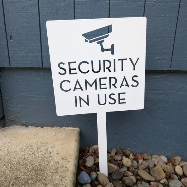 Cartello di Sicurezza per Este - Home Yard Security Cameras recensione e prezzo