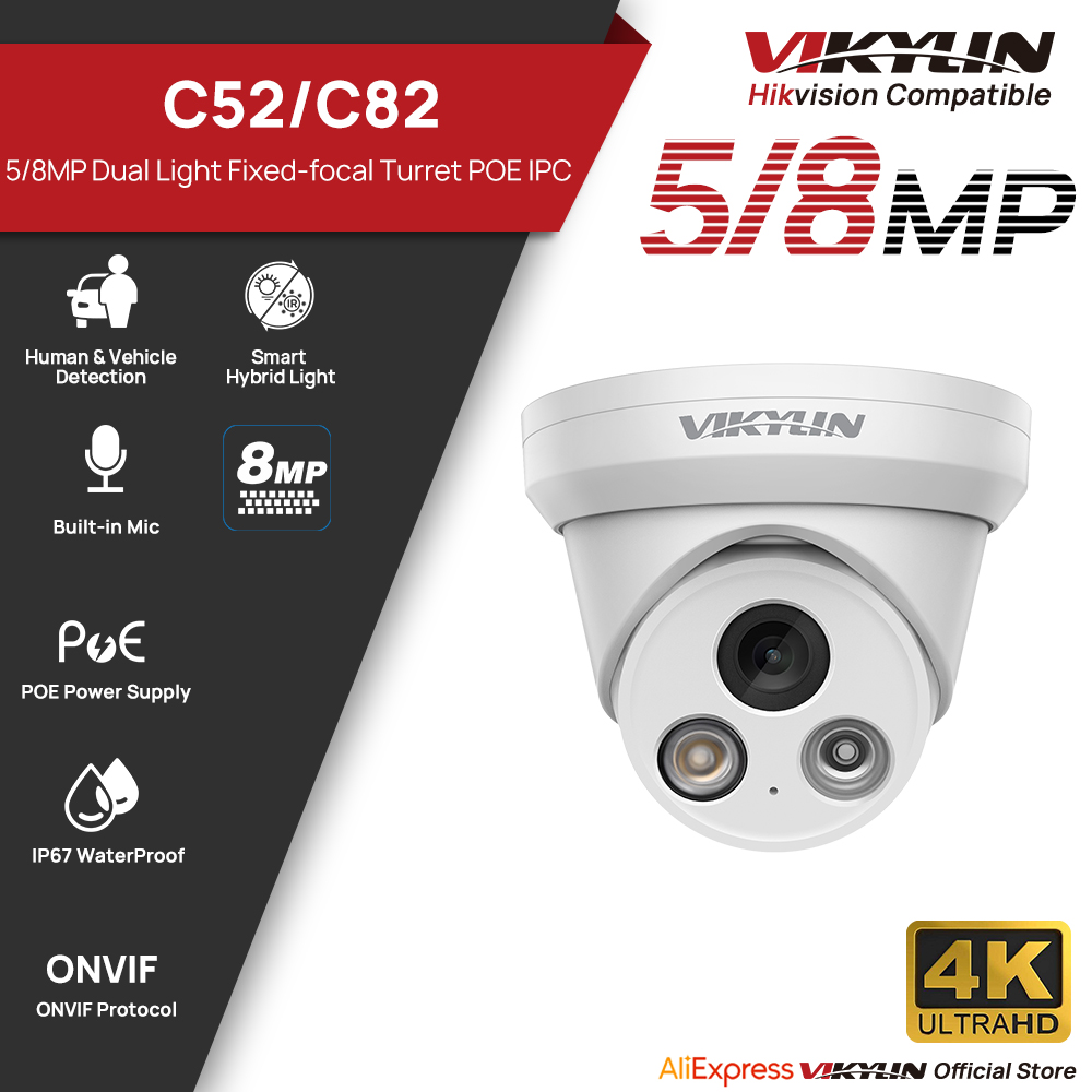 Telecamera IP VIKYLIN 5/8MP 4K - Home Security Service recensione e prezzo