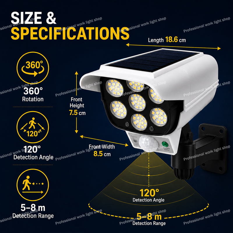 Lampada Solare a LED 77 con Se - Home Yard Security Cameras recensione e prezzo