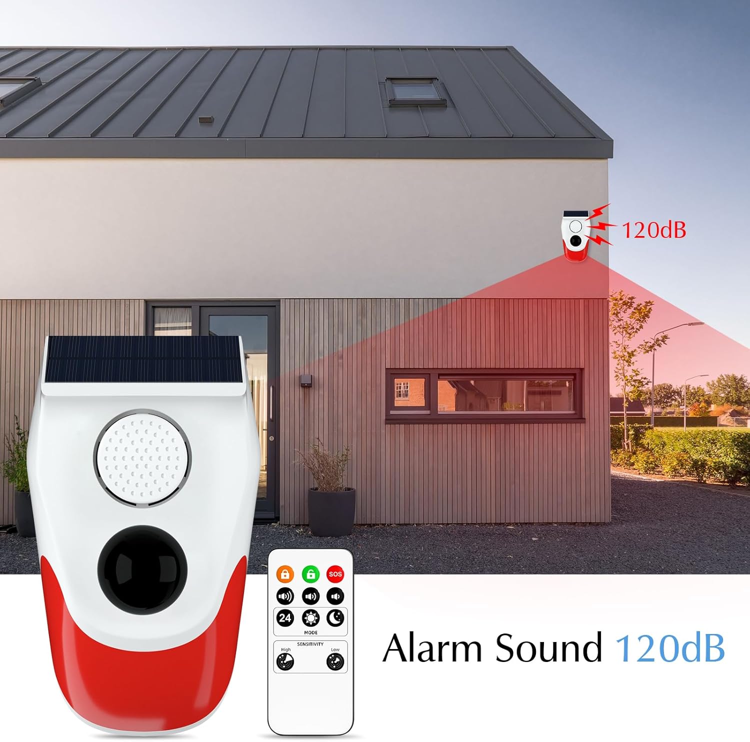 Allarme esterno con sensore di - Home Security Lights recensione e prezzo