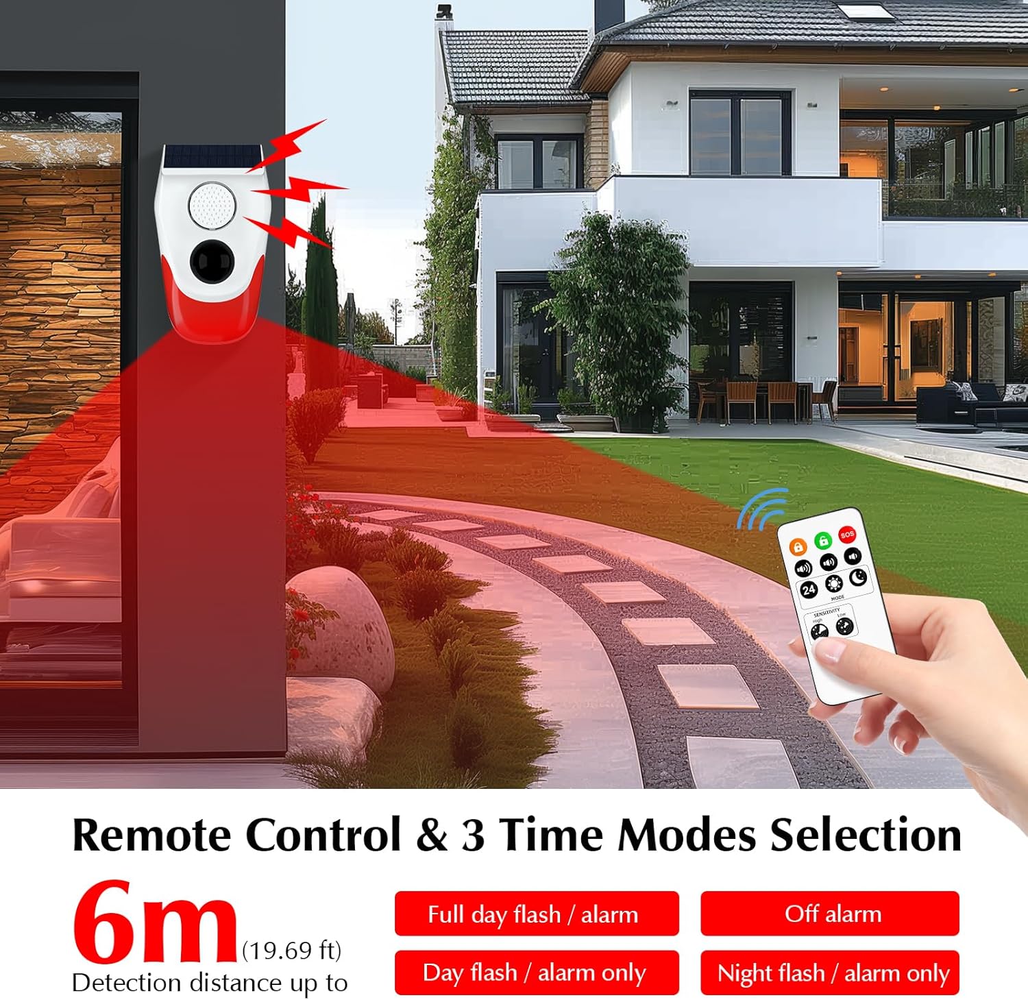 Allarme esterno con sensore di - Home Security Lights recensione e prezzo
