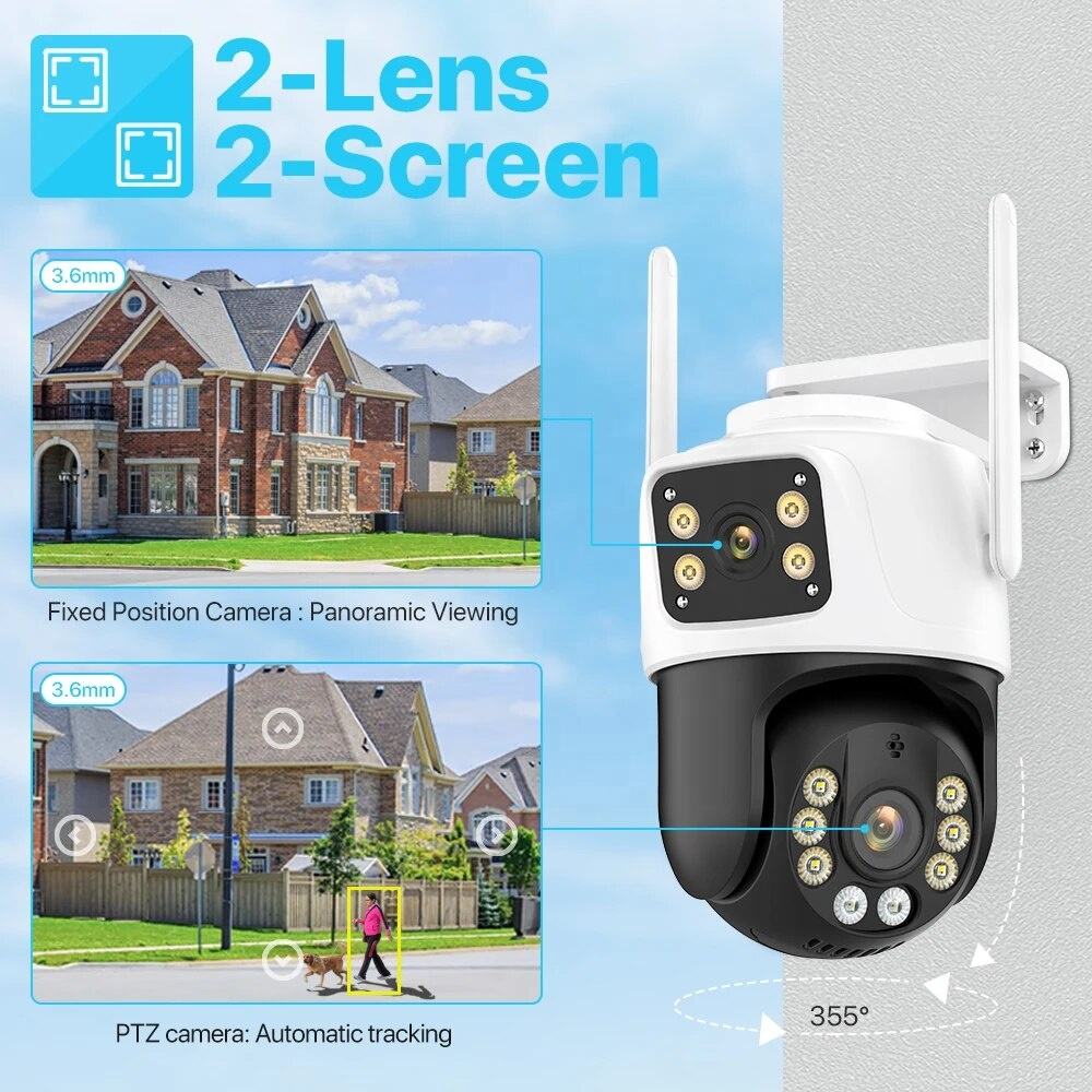 Telecamera di sicurezza PTZ Wi - Home Yard Security Cameras recensione e prezzo