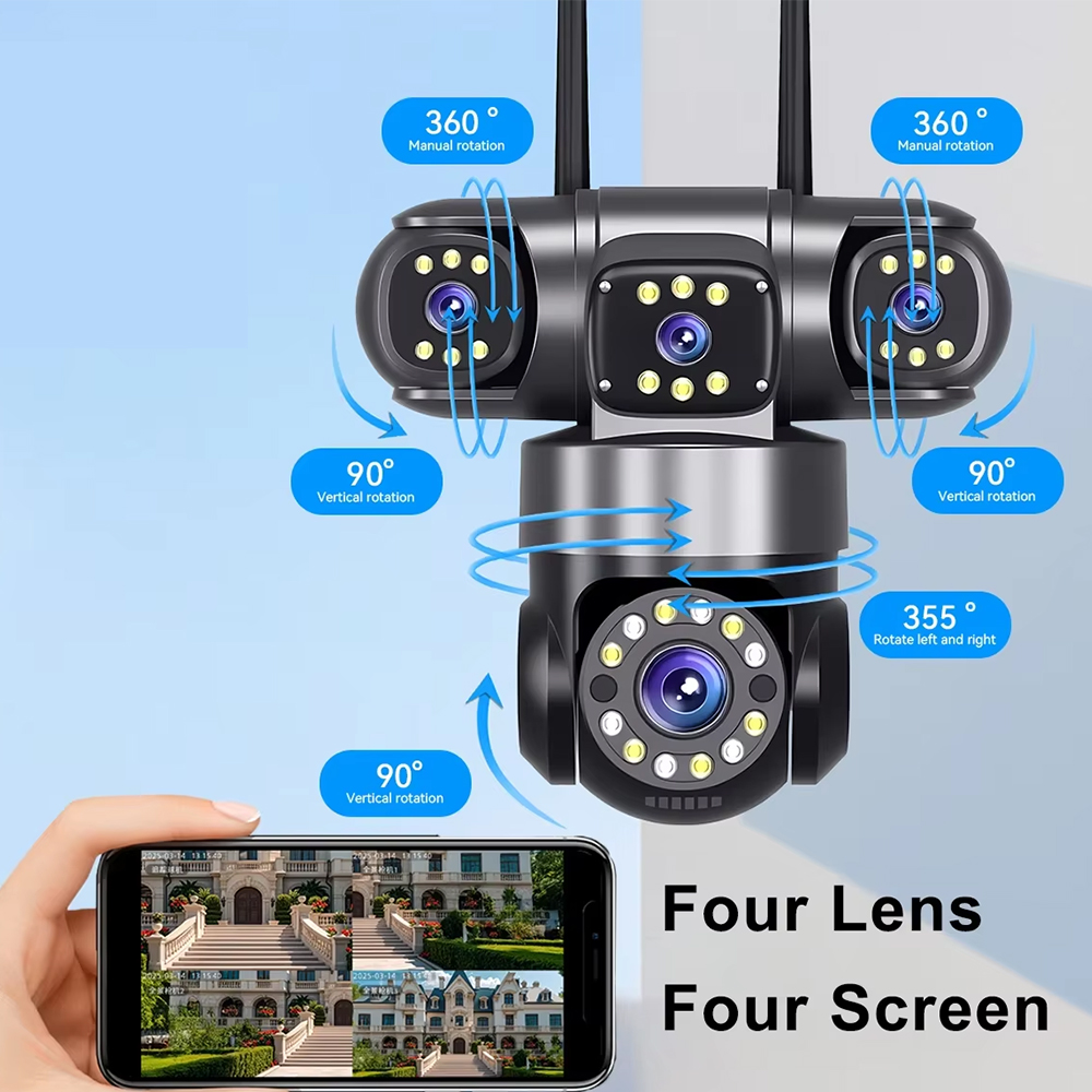 Telecamera di sicurezza multi- - Home Yard Security Cameras recensione e prezzo