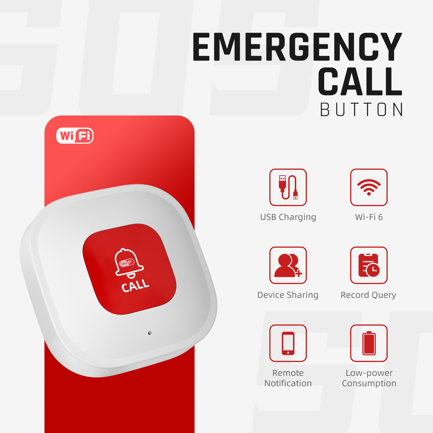 Allarme di emergenza WiFi Smar - Home Security For Seniors recensione e prezzo