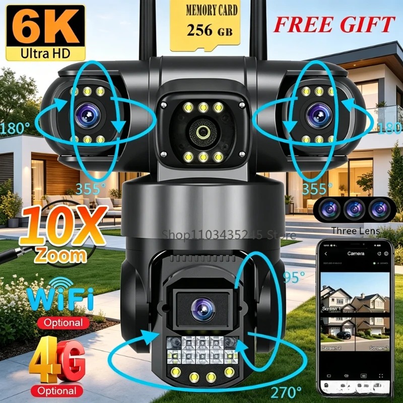 Telecamera di sicurezza 360° c - Home Yard Security Cameras recensione e prezzo