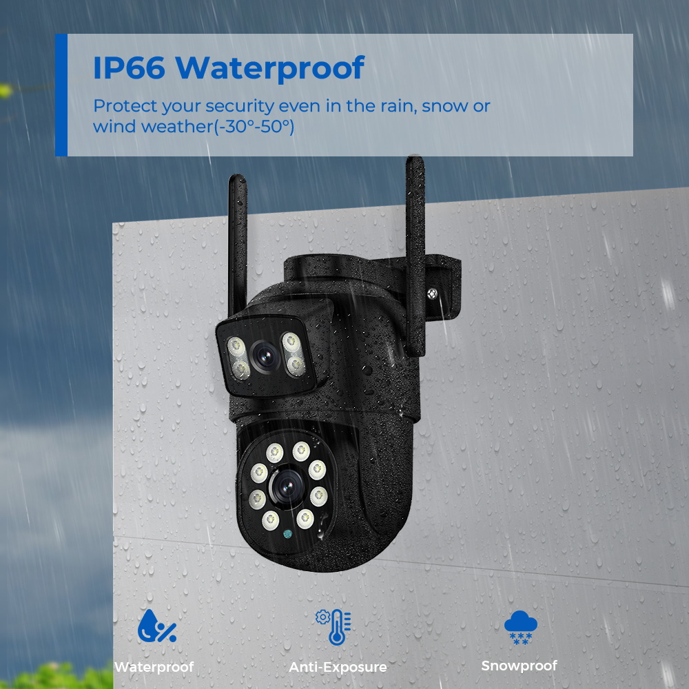 Telecamera di Sicurezza PTZ Wi - Home Yard Security Cameras recensione e prezzo