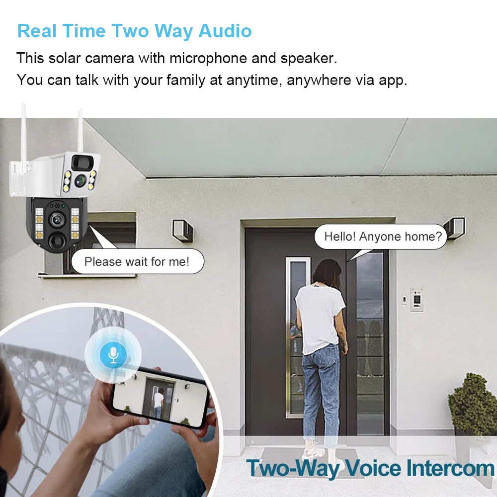 WiFi/4G telecamera solare IP C - Home Security Monitoring System recensione e prezzo