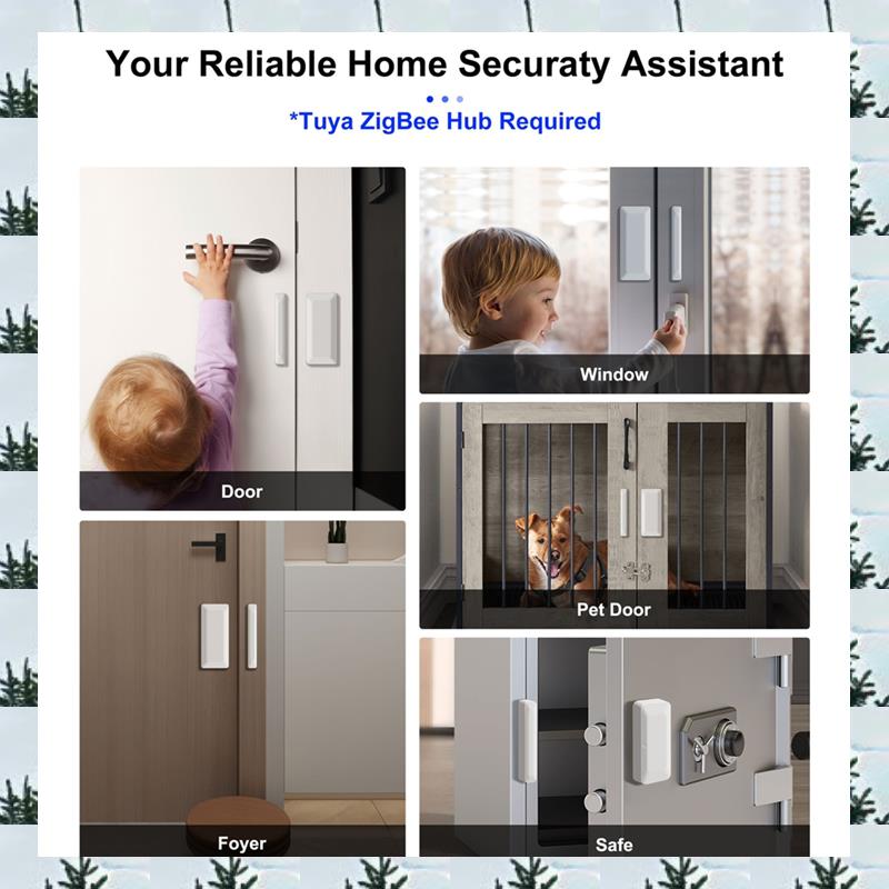 ABLG Tuya Zigbee Sensore per p - Home Security Doors recensione e prezzo