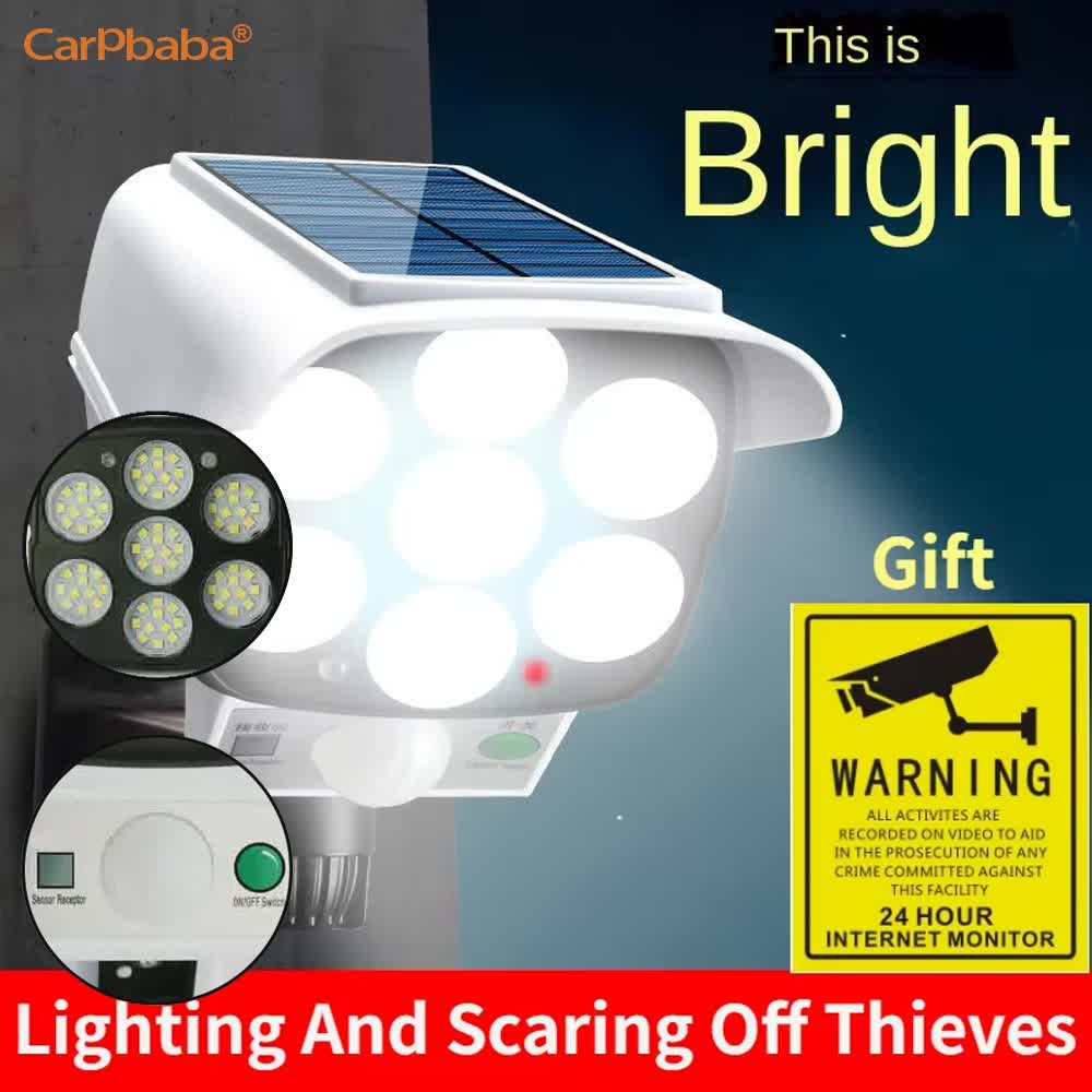 Luce solare esterna Sensore di - Home Security Lights recensione e prezzo